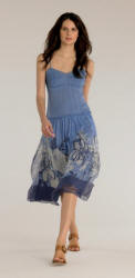 Annabel dress in cornflower blue �75 Monsoon Women Spring/Summer 2006. Image courtesy of Monsoon.
